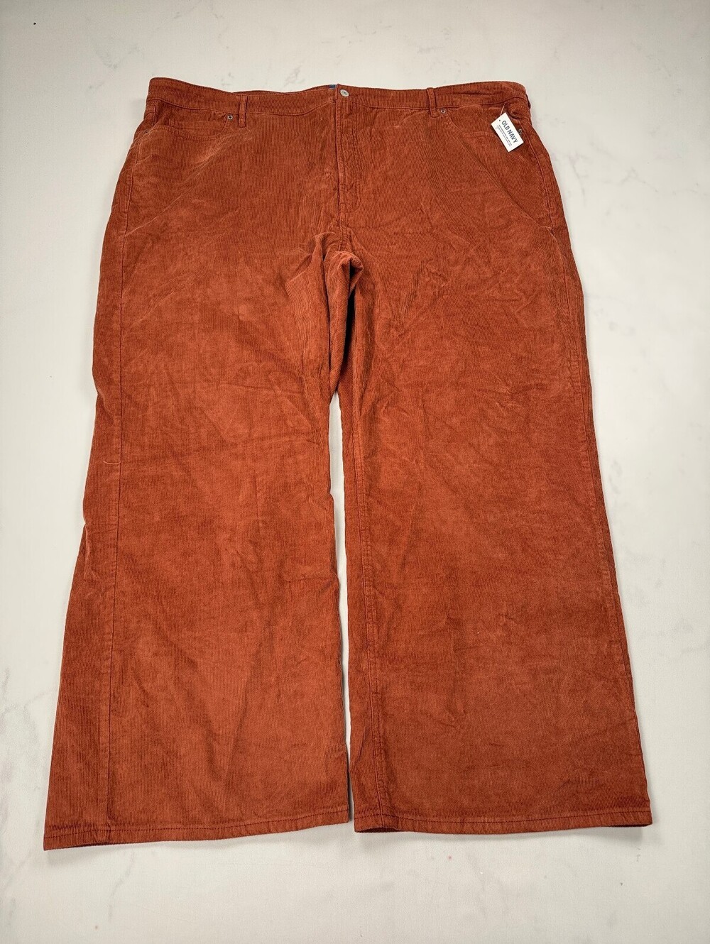 Old Navy Wide Leg Pants Rust 90s VTG High Rise - Womens 28 Plus